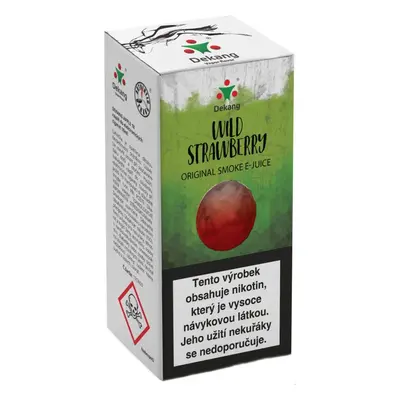 e-liquid Dekang Wild Strawberry (Lesní Jahoda) 10ml Obsah nikotinu: 11 mg