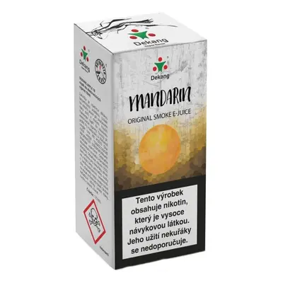 e-liquid Dekang Mandarin (Mandarinka) 10ml Obsah nikotinu: 16 mg