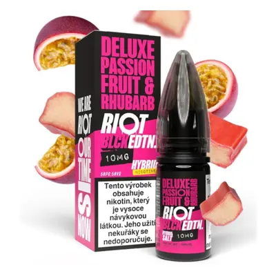 Riot Labs Riot Hybrid Salt Deluxe Passionfruit & Rhubarb (Marakuja s rebarborou) 10ml Obsah niko