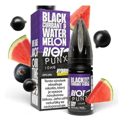 Riot Labs Riot Hybrid Salt Blackcurrant Watermelon (Černý rybíz & vodní meloun) 10ml Obsah nikot