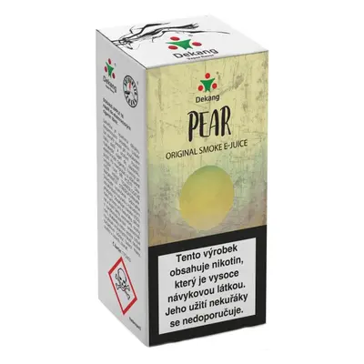 e-liquid Dekang Pear (Hruška) 10ml Obsah nikotinu: 18 mg