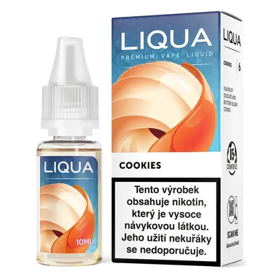 RITCHY-LIQUA e-liquid LIQUA Elements Cookies (Jemná máslová sušenka) 10ml Obsah nikotinu: 12 mg