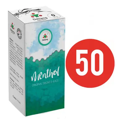 E-liquid Dekang Fifty Menthol, 10ml Obsah nikotinu: 0 mg