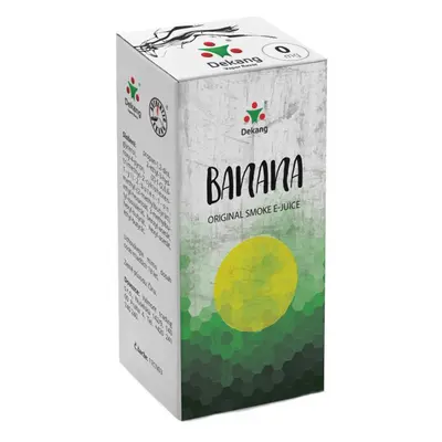 e-liquid Dekang Banana (Banán), 10ml Obsah nikotinu: 0 mg