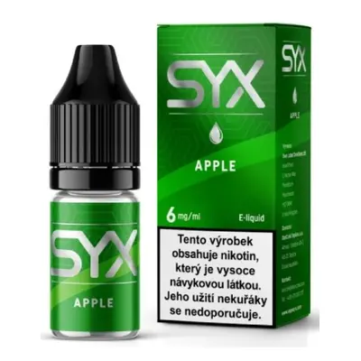 e-liquid SYX CLASSIC Apple 10ml Obsah nikotinu: 6 mg