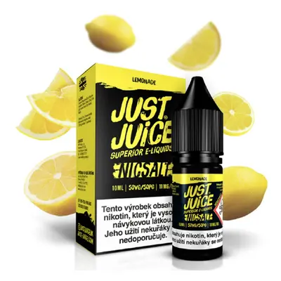 E-liquid Just Juice Salt Lemonade (Citronová limonáda) 10ml Obsah nikotinu: 11mg