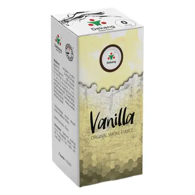 e-liquid Dekang Vanilla (Vanilka), 10ml Obsah nikotinu: 0 mg