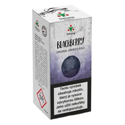 e-liquid Dekang Blackberry (Ostružina), 10ml Obsah nikotinu: 3 mg