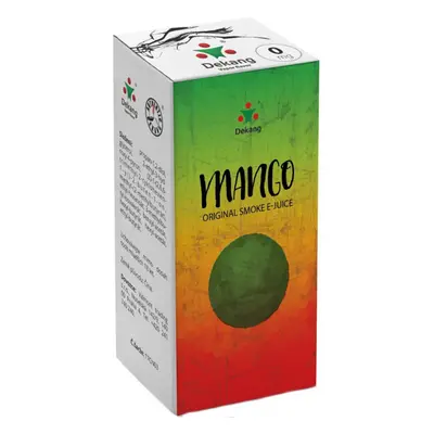 e-liquid Dekang Mango (Mango), 10ml Obsah nikotinu: 0 mg