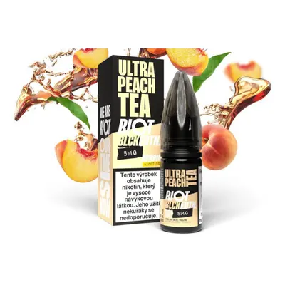 Riot Labs Riot Hybrid Salt Ultra Peach Tea (Ledový broskvový čaj) 10ml Obsah nikotinu: 5 mg