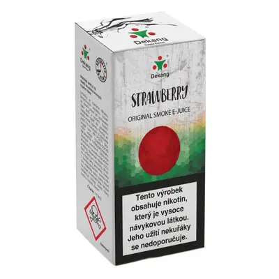 e-liquid Dekang Strawberry (Jahoda), 10ml Obsah nikotinu: 6 mg