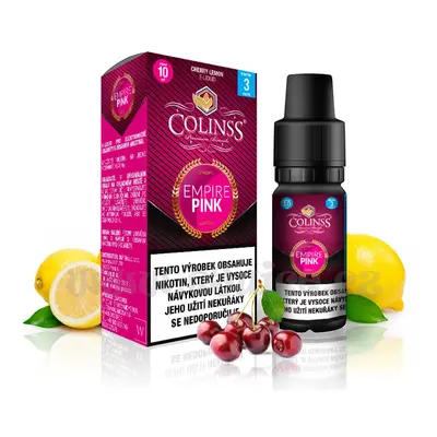 E-liquid Colinss Empire Pink (Třešeň a citron) 10ml Nikotin: 3 mg