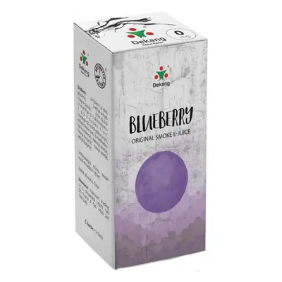 e-liquid Dekang Blueberry (Borůvka), 10ml Obsah nikotinu: 0 mg