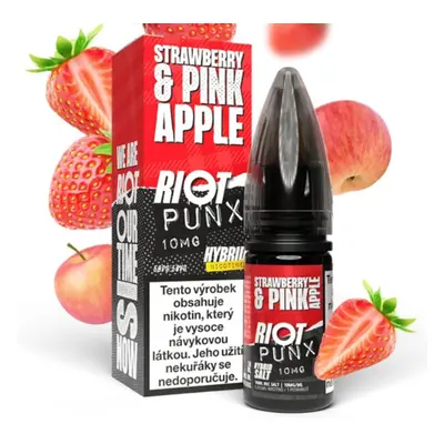 Riot Labs Riot Hybrid Salt Strawberry & Pink Apple (Jahoda & růžové jablko) 10ml Obsah nikotinu: