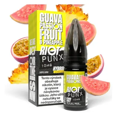 Riot Labs Riot Hybrid Salt Guava, Passionfruit & Pineapple (Guava, marakuja & ananas) 10ml Obsah