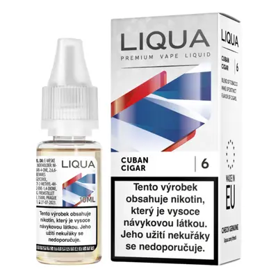 RITCHY-LIQUA e-liquid LIQUA Elements Cuban Cigar (Doutníkový tabák) 10ml Obsah nikotinu: 0 mg