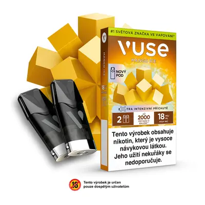 British American Tobacco Vuse Pods náplň Mango Ice 18 mg 2ks