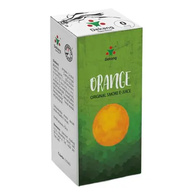 e-liquid Dekang Orange (Pomeranč), 10ml Obsah nikotinu: 0 mg