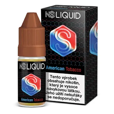 SLIQUID - American Tobacco (Americký tabák) 10ml Obsah nikotinu: 10mg