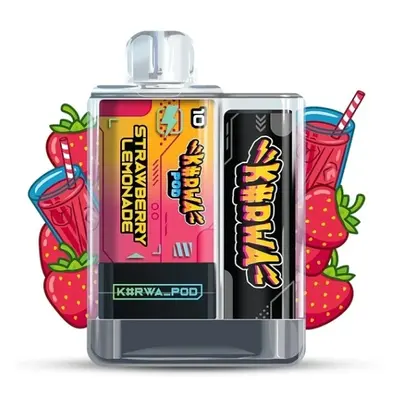 Kurwa Pod Starter Kit - Strawberry Lemonade (Jahodová limonáda) 20mg