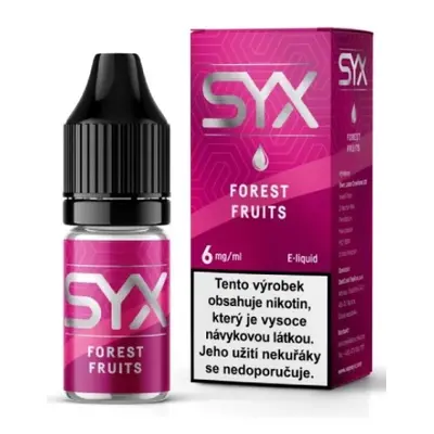 e-liquid SYX CLASSIC Forest Fruits 10ml Obsah nikotinu: 6 mg