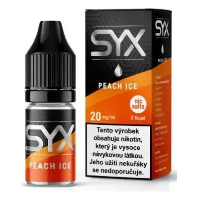 e-liquid SYX NS Peach Ice 10ml Obsah nikotinu: 20 mg