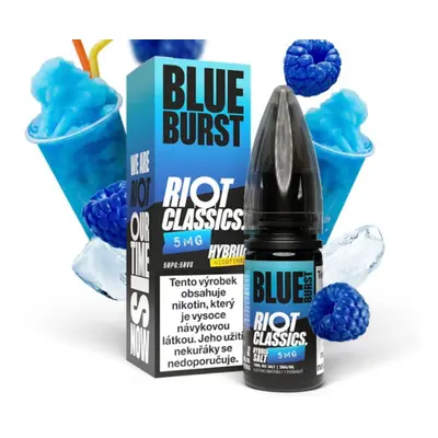 Riot Labs Riot Hybrid Salt Blue Burst (Ledová tříšť z modré maliny) 10ml Obsah nikotinu: 5 mg