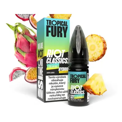 Riot Labs Riot Hybrid Salt Tropical Fury (Ananas a exotické ovoce) 10ml Obsah nikotinu: 5 mg