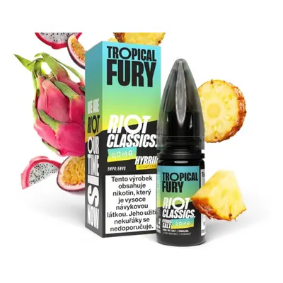 Riot Hybrid Salt Tropical Fury (Ananas a exotické ovoce) 10ml Obsah nikotinu: 20 mg