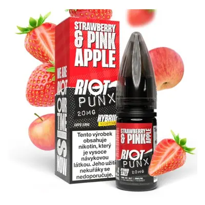 Riot Labs Riot Hybrid Salt Strawberry & Pink Apple (Jahoda & růžové jablko) 10ml Obsah nikotinu: