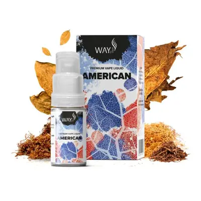 E-liquid Way To Vape American 10ml Obsah nikotinu: 0mg