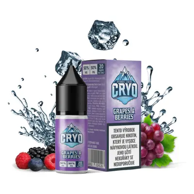 e-liquid Infamous Cryo Grapes & Berries (Ledové hrozny a lesní plody) 20mg 10ml