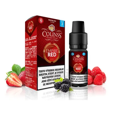 E-liquid Colinss Empire Red (Mix červených plodů) 10ml Nikotin: 18 mg