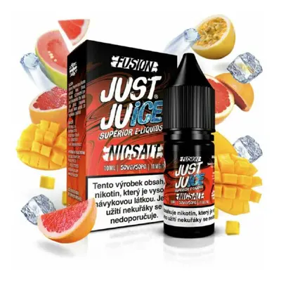 E-liquid Just Juice Salt Fusion Mango & Blood Orange On Ice (Ledové mango & červený pomeranč) 10