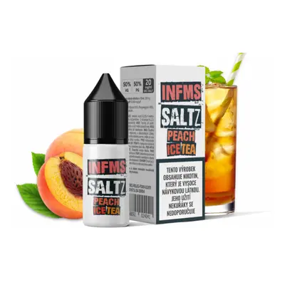 e-liquid Infamous Saltz Peach Ice Tea (Broskvový čaj) 20mg 10ml