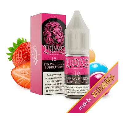 e-liquid Lions Juice - Strawberry Bubblegum (Jahodová žvýkačka) 10ml Obsah nikotinu: 12 mg