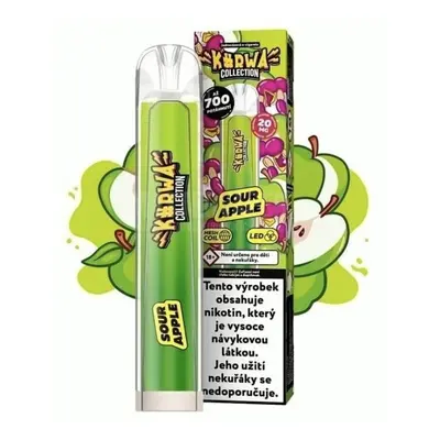 Kurwa Collection jednorázová ecigareta - 20mg - Sour Apple