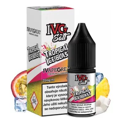 I VG e-liquid IVG Salt Tropical Ice Blast 10 ml Obsah nikotinu: 20 mg