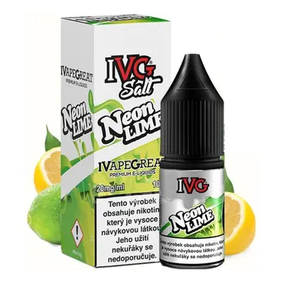 I VG e-liquid IVG Salt Neon Lime 10ml Obsah nikotinu: 10 mg