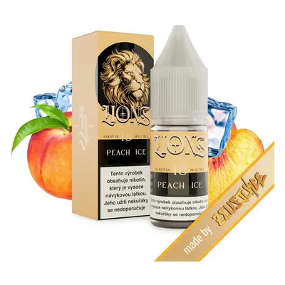 e-liquid Lions Juice - Peach Ice (Chladivá broskev) 10ml Obsah nikotinu: 12 mg