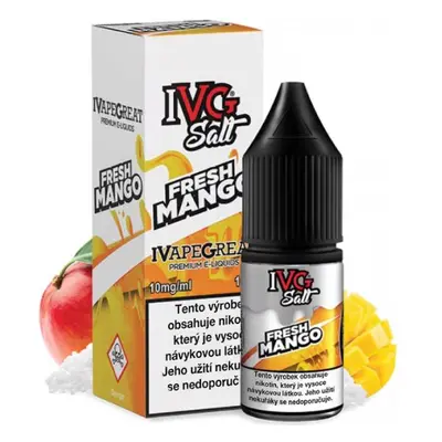 I VG e-liquid IVG Salt Fresh Mango 10ml Obsah nikotinu: 20 mg