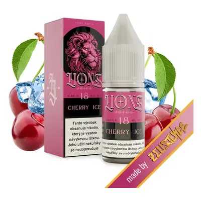 e-liquid Lions Juice - Cherry Ice (Chladivá třešeň) 10ml Obsah nikotinu: 18 mg