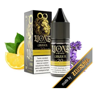 e-liquid Lions Juice Salt - Oblivion (Citron, levandule) 10ml Obsah nikotinu: 20 mg