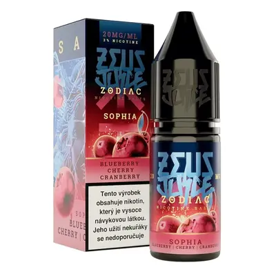 Zeus Juice Zodiac Salt - Sophia (Ledová borůvka, třešeň, brusinka) 10ml 20mg