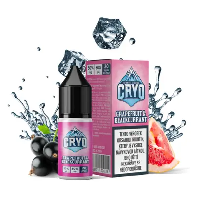 e-liquid Infamous Cryo Grapefruit & Blackcurrant (Ledový grapefruit a černý rybíz) 20mg 10ml