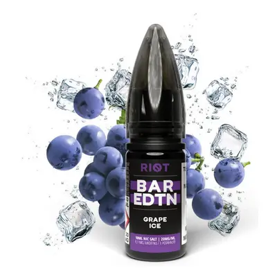 Riot Labs E-liquid Riot BAR EDTN Salt 10ml: Grape Ice (Ledové hroznové víno) Nikotin: 10 mg/ml