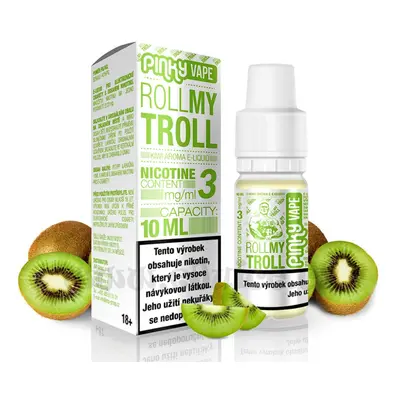 E-liquid Pinky Vape Roll My Troll (Kiwi mix) 10ml Nikotin: 0 mg