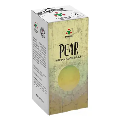 e-liquid Dekang Pear (Hruška) 10ml Obsah nikotinu: 0 mg