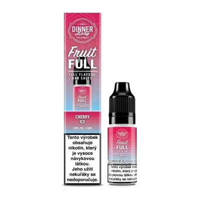 e-liquid Dinner Lady Bar Salts Fruit - FULL Cherry Ice (Chladivá třešeň) 10ml 20mg