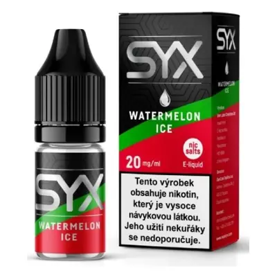 e-liquid SYX NS Watermelon Ice 10ml Obsah nikotinu: 20 mg